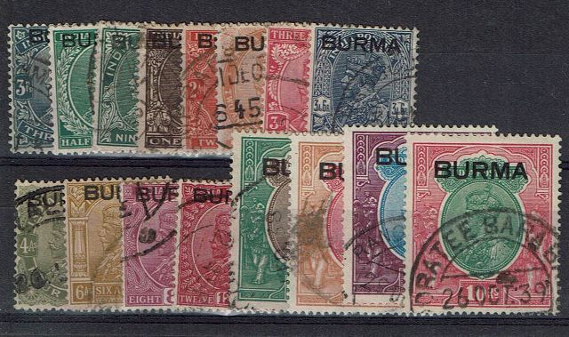 Image of Burma SG 1/16 FU British Commonwealth Stamp